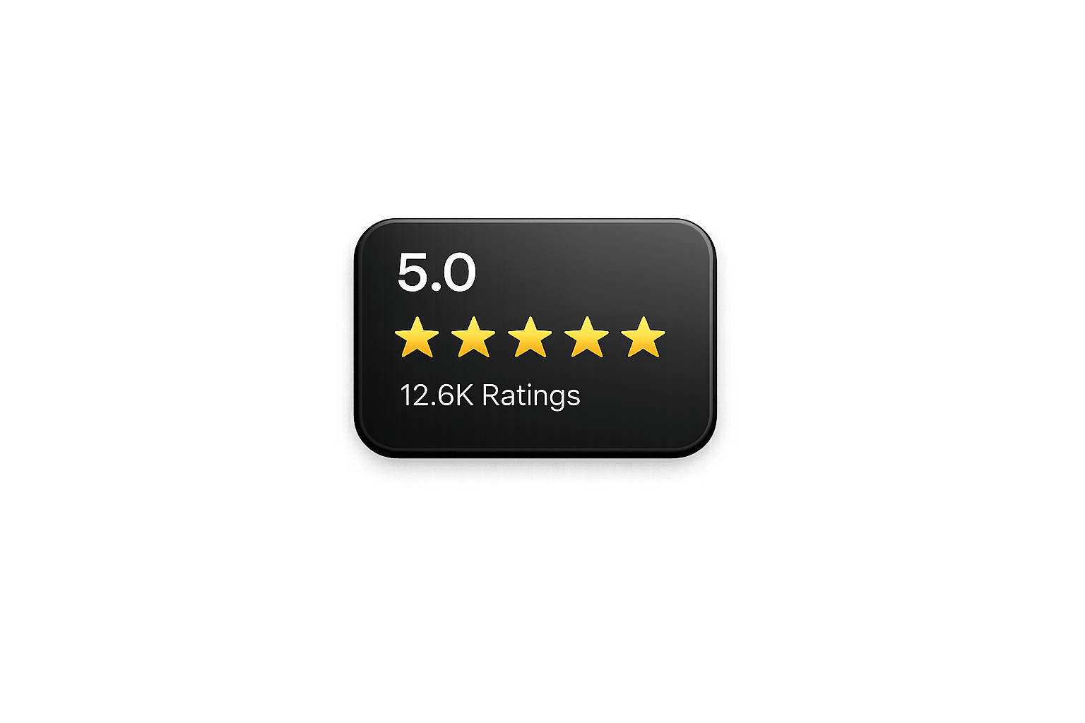 Five-star app rating